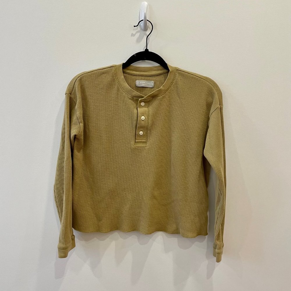 Everlane Organic Cotton Waffle Henley